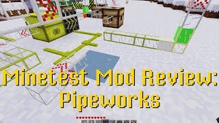 Minetest Mod Review Pipeworks [upl. by Assirrem103]