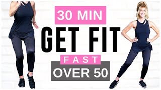 30 Minute GET FIT Indoor Walking Workout For Women Over 50 [upl. by Leehar]