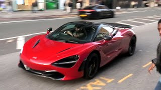 SUPERCARS in LONDON January 2024 [upl. by Layton]