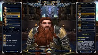 LOTRO Character Creation Tutorial [upl. by Flam949]