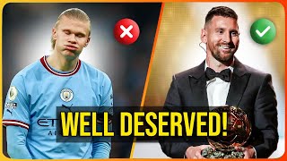 Why Messi Deserved The Ballon dOr [upl. by Armalda598]