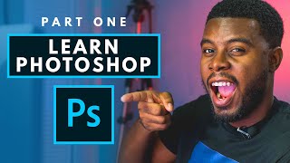 How to Use Adobe Photoshop Part 1 Graphic Design Tutorial for Beginners [upl. by Furnary]