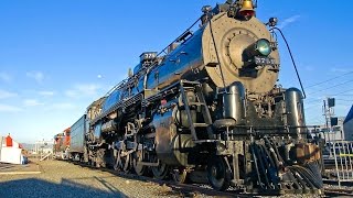 Santa Fe 3751 Steam Locomotive Fullerton Railroad Days [upl. by Ardnaek]