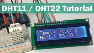 DHT11 amp DHT22 Sensors Temperature and Humidity Tutorial using Arduino [upl. by Agn]