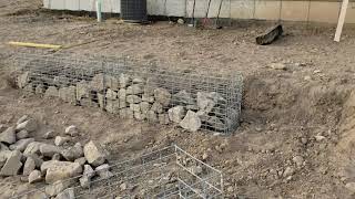 How to build a Gabion Rock Wall [upl. by Xino352]