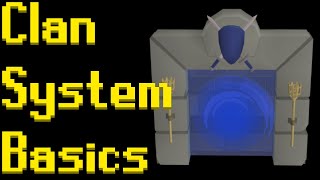 Basic Clan System Guide 2021 OSRS [upl. by Ylrrad]