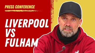 Liverpool vs Fulham  Jurgen Klopp Press Conference [upl. by Doerrer]