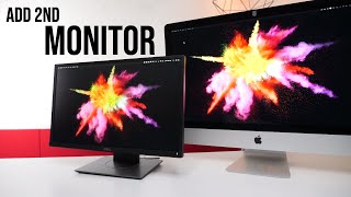 How To Add A Extra Monitors On A iMac [upl. by Euphemiah]