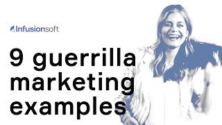 9 guerrilla marketing examples [upl. by Ahseinat137]