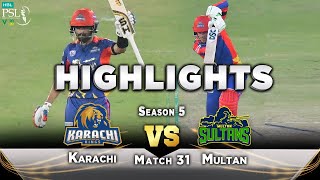 Karachi Kings Inning Full Highlights  Karachi vs Multan  Match 31  HBL PSL 2020  MB2T [upl. by Lodie]