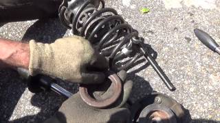 Front shock absorber replacement  Removal amp Refitting step by step [upl. by Alur]