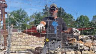 How to Build a Gabion Wall Part 2 [upl. by Devi636]