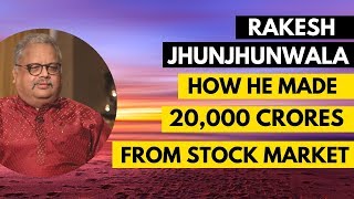 Rakesh Jhunjhunwalas Inspiring Stock Market Success Story [upl. by Aknahs]