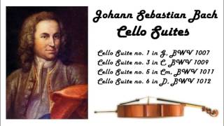 Johann Sebastian Bach  Cello suites in 432 Hz great for reading or studying [upl. by Maighdlin375]