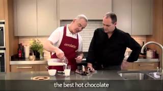 How to make a hot chocolate using an aerolatte milk frother [upl. by Buckler554]