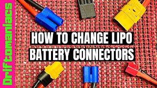 How To Change Lipo Battery Connectors SAFELY [upl. by Neitsabes]