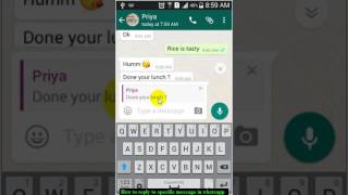 How to reply to specific message in whatsapp [upl. by Quinn244]