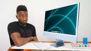 M1 iMac Review Ultra Thin Design Choice [upl. by Fredel]