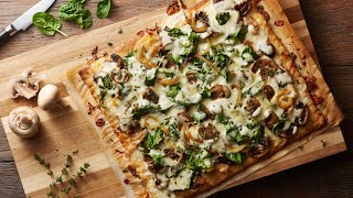 Caramelized Onion amp Mushroom Pizza Recipe  Pillsbury [upl. by Andri]