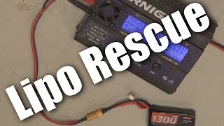 How to recharge a fully flat lipo lithium polymer battery [upl. by Asyram]