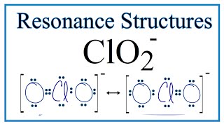 Resonance Structures for ClO2 [upl. by Royall807]