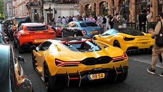 SUPERCARS in LONDON August 2024 [upl. by Gilliam600]