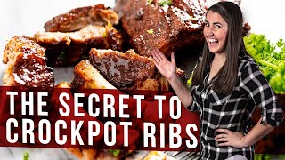 How to Make The Best Crockpot Ribs [upl. by Ihsir]