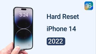 How to Hard Reset iPhone 14 2023 [upl. by Ahsinehs]