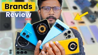 All Smartphone Brands Review in India  2023 Reality [upl. by Teevens]