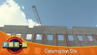 Construction Site  Virtual Field Trip  KidVision PreK [upl. by Wenz]