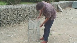 How to assemble a Gabion in 4 mins USA [upl. by Arenat]