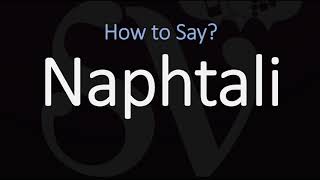 How to Pronounce Naphtali CORRECTLY [upl. by Nairdad535]