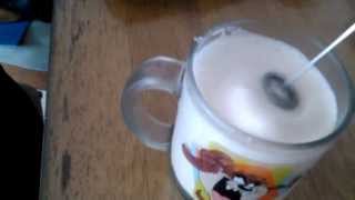 Aerolatte Review Frothing Cold Milk In Under 1 Minute [upl. by Sanborn]