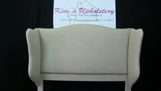 How To Build and Upholster a Wingback Headboard [upl. by Neelyhtak620]