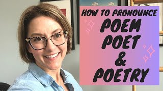 Learn to Pronounce POEM POET POETRY  American English Pronunciation Lesson learnenglish [upl. by Nerwal]