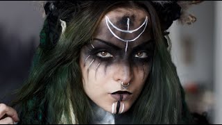 Dark Witch  makeup tutorial [upl. by Aivatal]